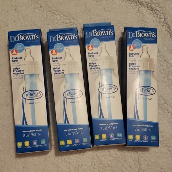 4 bottles Dr. Brown's natural flow feeding bottle - Picture 1 of 5